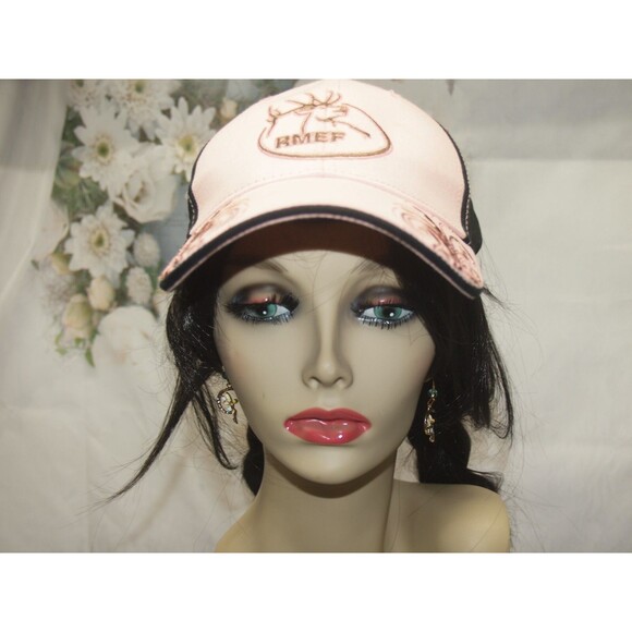 RMEF Hat Women's Rocky Mountain Elk Foundation Baseball Cap Hunting & Rec Park - Picture 2 of 6